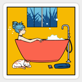 Relaxing Day Sticker